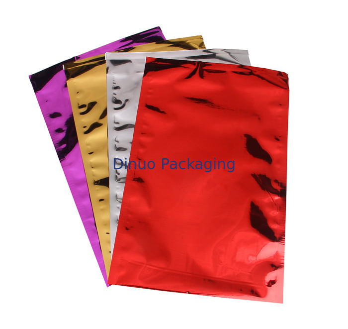 Colorful Aluminum Foil Envelopes Moisture Proof Three Side Seal For Mailing