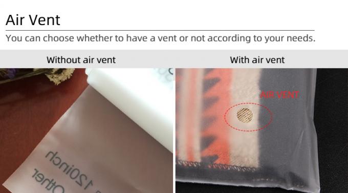 Impresión personalizada Bolsas de plástico de cierre de cerradura ecológicas con mango para ropa Bolsa de embalaje 6