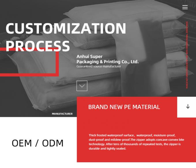 Impresión personalizada Bolsas de plástico de cierre de cerradura ecológicas con mango para ropa Bolsa de embalaje 8