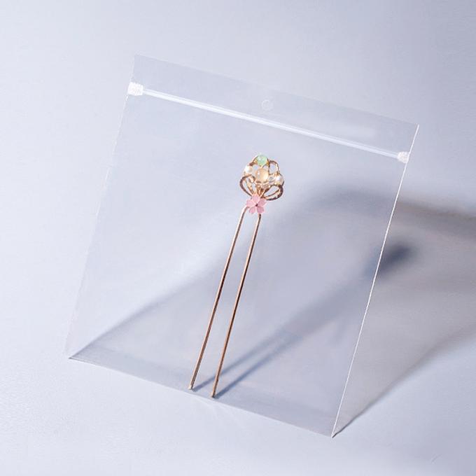 Bolsa de cerradura con cremallera de plástico transparente de CPE PE 0