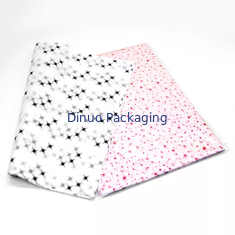 Envoltura de papel tisú de fondo de doble Color de guinga de lunares para esmalte de uñas de caja de zapatos