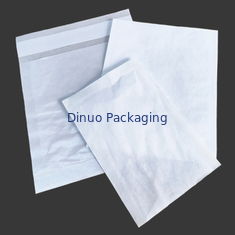 Certificado FSC Material reciclado Sello despegable Bolsa de envoltura de papel Glassine Tipos personalizados de bolsas sobre comercial
