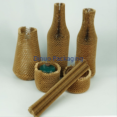 Papel protector a prueba de choques de estructura de panal para el empaquetado de cerámica del vino tinto de la logística