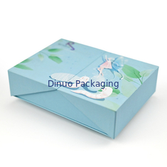 Caja de encargo de papel del sistema del maquillaje del cuidado de piel de la caja de regalo de la puerta doble de la cubierta