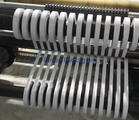 Tipos adhesivos solo papel de capa echado a un lado azul de trazador de líneas de lanzamiento grueso de 0.05m m - de 0.2m m con buena resistencia de la temperatura