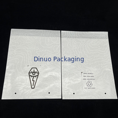 Envase de papel de vidrio a medida, impermeable al agua y ecológico, compostable para envases de ropa