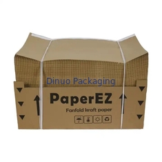 Material de relleno de almohadón de papel de llenado de vacío 100% biodegradable para la máquina de llenado inteligente