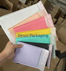 Diseño de logotipo personalizado Bolsas de correo de burbujas de colores Es la opción perfecta para un envío seguro y elegante