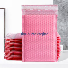 Bolsas de correo con burbujas de diseño rosa 100% reciclables con función impermeable para productos envasados