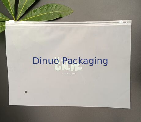 Almacenamiento helado CPE reutilizable apto para alimentos respetuoso del medio ambiente de la bolsa con cremallera para documentos de ropa
