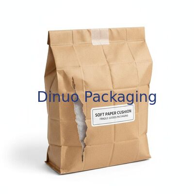 Bolsa de envío acolchada de papel suave apta para condiciones de envío estándar, embalaje para proteger productos frágiles durante el envío