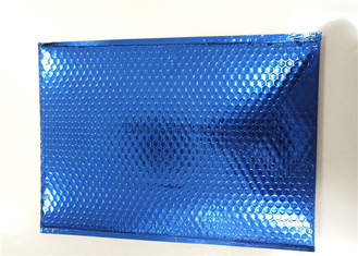 Los bolsos de burbuja metálicos modificados para requisitos particulares de la hoja colorearon el #E de los sobres 215x260m m del envío