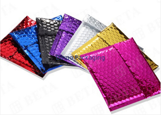 La burbuja metálica colorida laminada envuelve autoadhesivo para la industria de la entrega