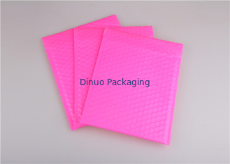 Bolsos rosados polivinílicos de los anuncios publicitarios de la burbuja, sobres de envío de la burbuja colorida para empaquetar