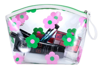 Bolso impreso aduana de la cremallera del Pvc de Coloreful, bolso cosmético del viaje de empaquetado