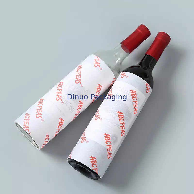 Envoltura de papel tisú impresa personalizada con logotipo naranja para regalo facial de guirnalda de boda de flores