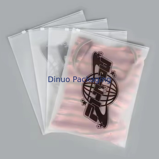 Bolsa de embalaje con cremallera congelada de Cpe de plástico con cremallera transparente Bolsa de plástico de plástico vuelva a cerrar Bolsas de plástico para ropa