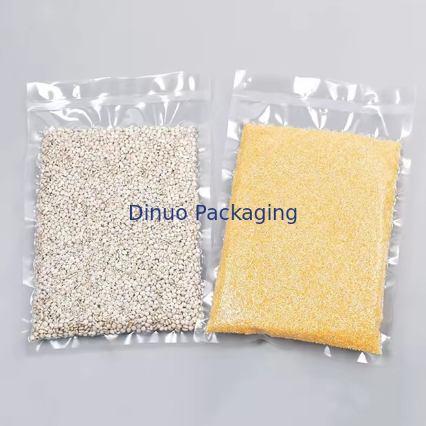 0.06-0.12 mm espesor Bolsa de vacío de nylon para alimentos
