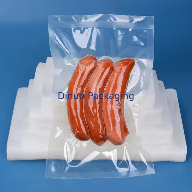 0.06-0.12 mm espesor Bolsa de vacío de nylon para alimentos