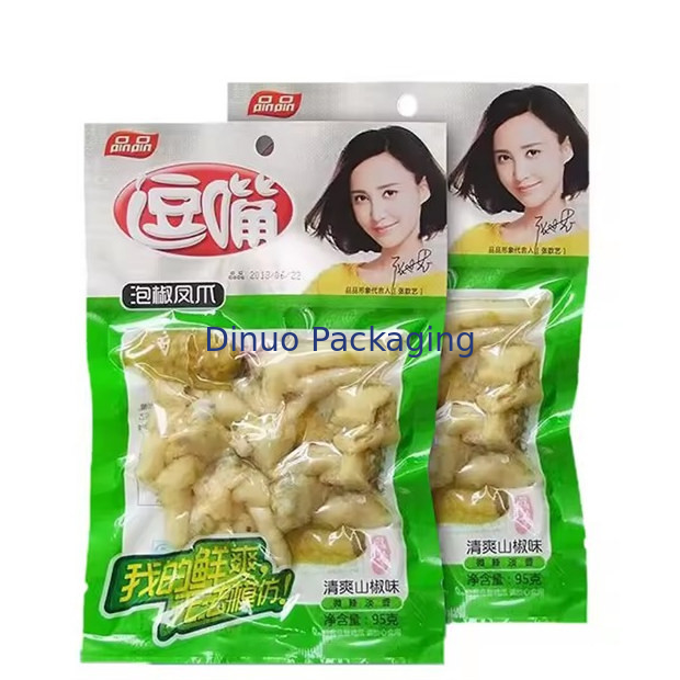 0.06-0.12mm espesor Bolsa de vacío de nylon para diferentes colores Método de impresión y sellado