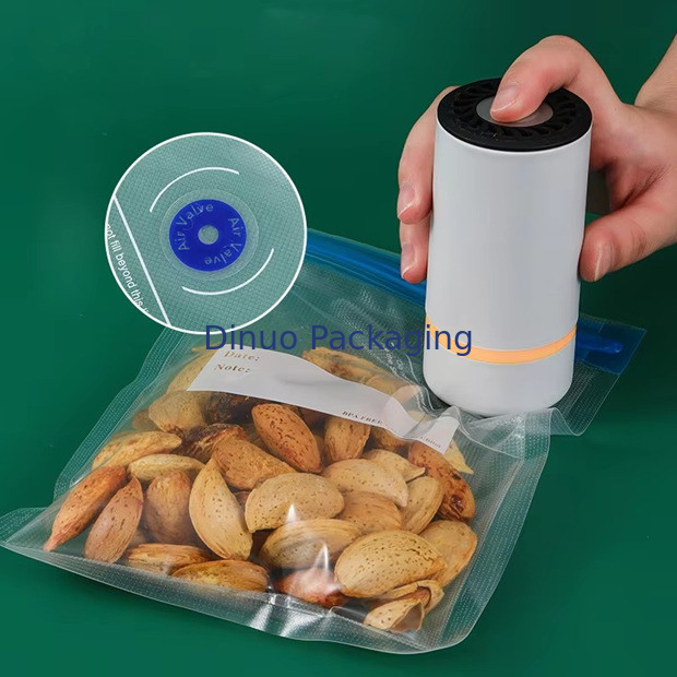 Di adiós a los desperdicios de alimentos con alimentos Vacuo Bolsas de cremallera artículo reutilizable