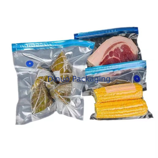 Proteja sus productos con una bolsa de vacío de nylon resistente al calor abierta o cerrada con cremallera