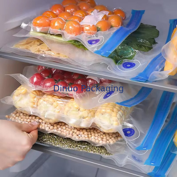 Proteja sus productos con una bolsa de vacío de nylon resistente al calor abierta o cerrada con cremallera