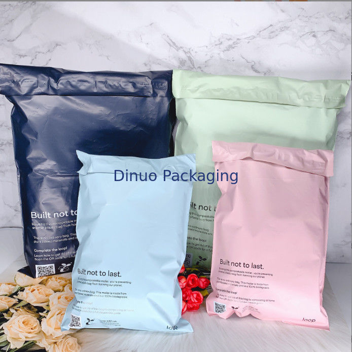 Bolsas de correo reciclables de 8 colores Impresión 100% biodegradable