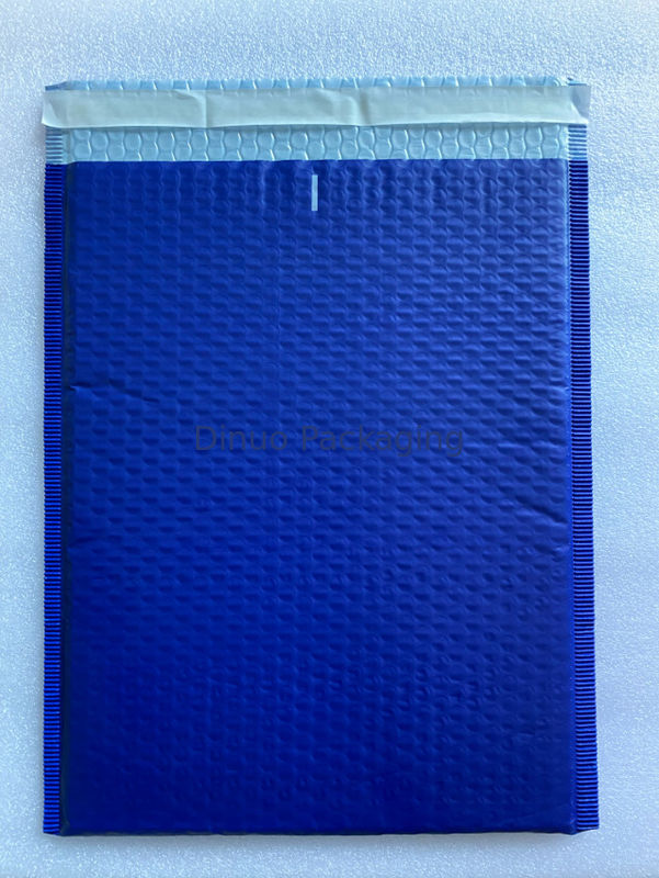 Fuerza de choque 2.8 Bolsas de correo envueltas en burbujas de color azul para servicios de entrega seguros