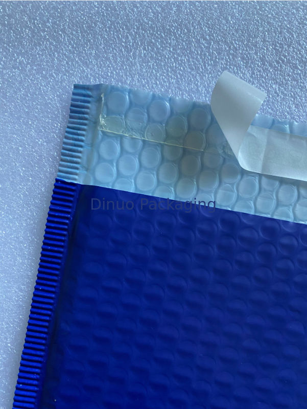 Fuerza de choque 2.8 Bolsas de correo envueltas en burbujas de color azul para servicios de entrega seguros
