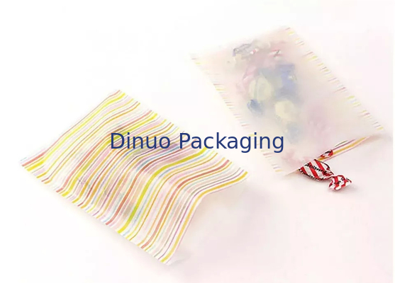 Escudete no plástico claro de la bolsa de papel de papel cristal de la ropa para la camiseta