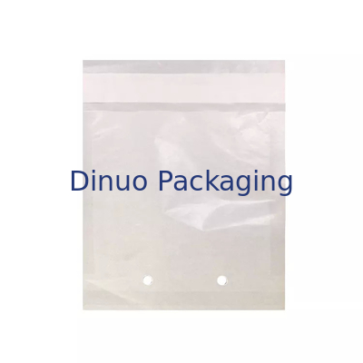 Prenda impermeable reciclada de la bolsa de papel de papel cristal abonable para la ropa