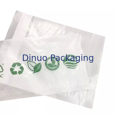 Prenda impermeable reciclada de la bolsa de papel de papel cristal abonable para la ropa