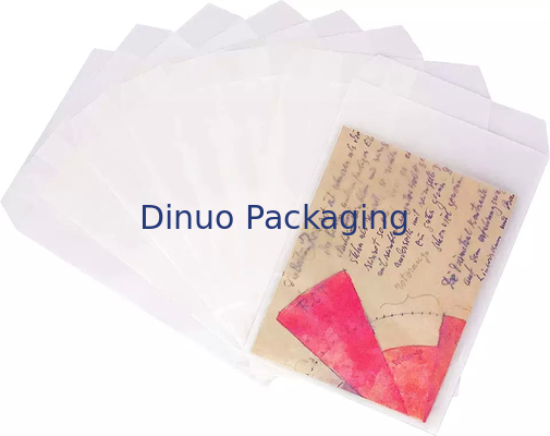 Sobres de papel Glassine personalizados para fotos de boda de invitación