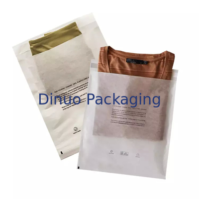 Bolsa de ropa respetuosa con el medio ambiente, venta al por mayor, bolsa de sobre de envío, bolsa de papel reciclada personalizada, aplicación exprés