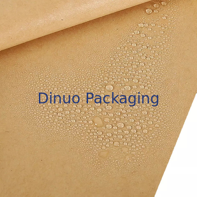 Paquete de 100 bolsas de papel Kraft planas biodegradables sobres para sándwiches de palomitas de maíz y galletas