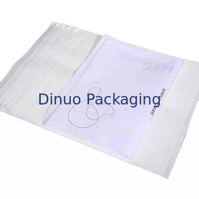 La ropa impermeable del logotipo de encargo estampó el sobre blanco de la bolsa del embalaje de la bolsa de papel de Glassine