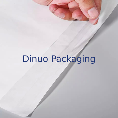 La ropa impermeable del logotipo de encargo estampó el sobre blanco de la bolsa del embalaje de la bolsa de papel de Glassine