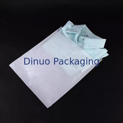 La bolsa de papel de cristal blanco de la naturaleza envuelve la bolsa de correo transparente de 35gsm 40gsm