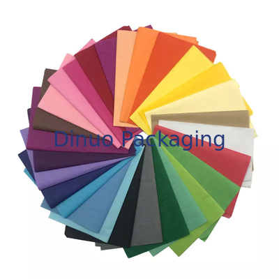 Logotipo que imprime el papel de seda colorido para la ropa del regalo de boda del día de fiesta del cumpleaños