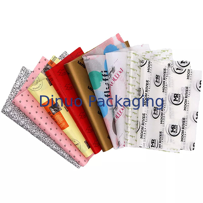 Envoltura de papel tisú de marca fresca de colores brillantes para caja de zapatos