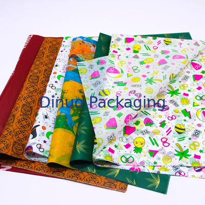 Embalaje de regalo Envoltura de papel de seda pequeña Ramo de artesanía de color Papel de regalo de flores