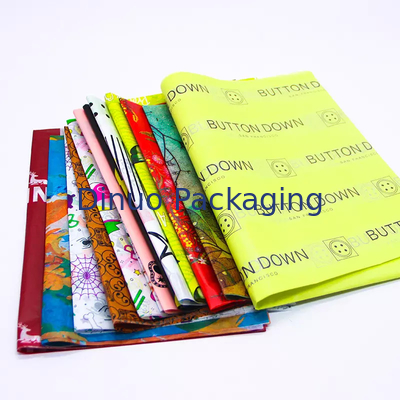 Envoltura de papel tisú de fondo de doble Color de guinga de lunares para esmalte de uñas de caja de zapatos