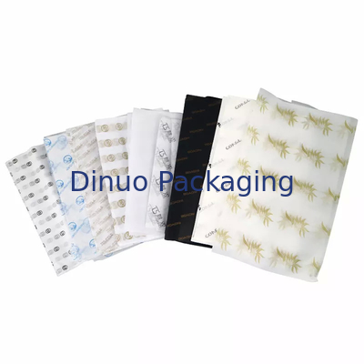 Envoltura de papel tisú biodegradable de punto de onda con dibujos de Navidad para regalo facial de perfume