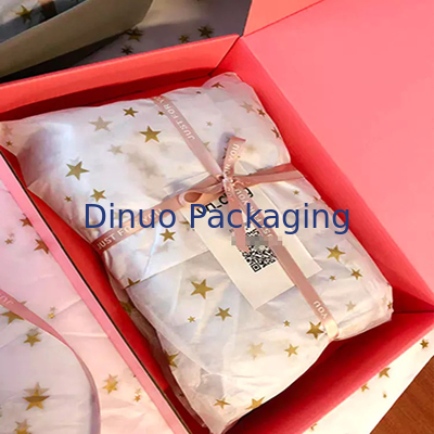 Rollo de envoltura de papel de seda de lujo de regalo de Navidad para embalaje de juguetes de ropa de zapatos