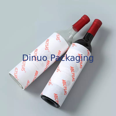 Envoltura de papel tisú impresa personalizada con logotipo naranja para regalo facial de guirnalda de boda de flores