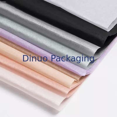 Colorido de moda del papel de embalaje del tejido de pulpa de madera incombustible para el empaquetado de la ropa