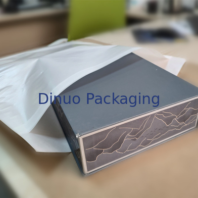 Bolsa de papel glassine reciclable impresa personalizada para caja de regalo con solapa