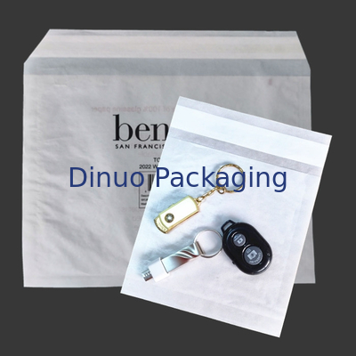Bolsa de papel de calco transparente reciclable clara semi opaca FSC para el empaquetado de regalos