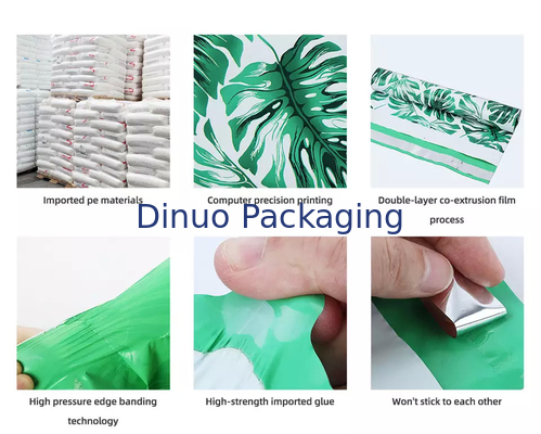 Empaquetado polivinílico de la entrega de los bolsos del anuncio publicitario de la ropa amistosa de Eco personalizado